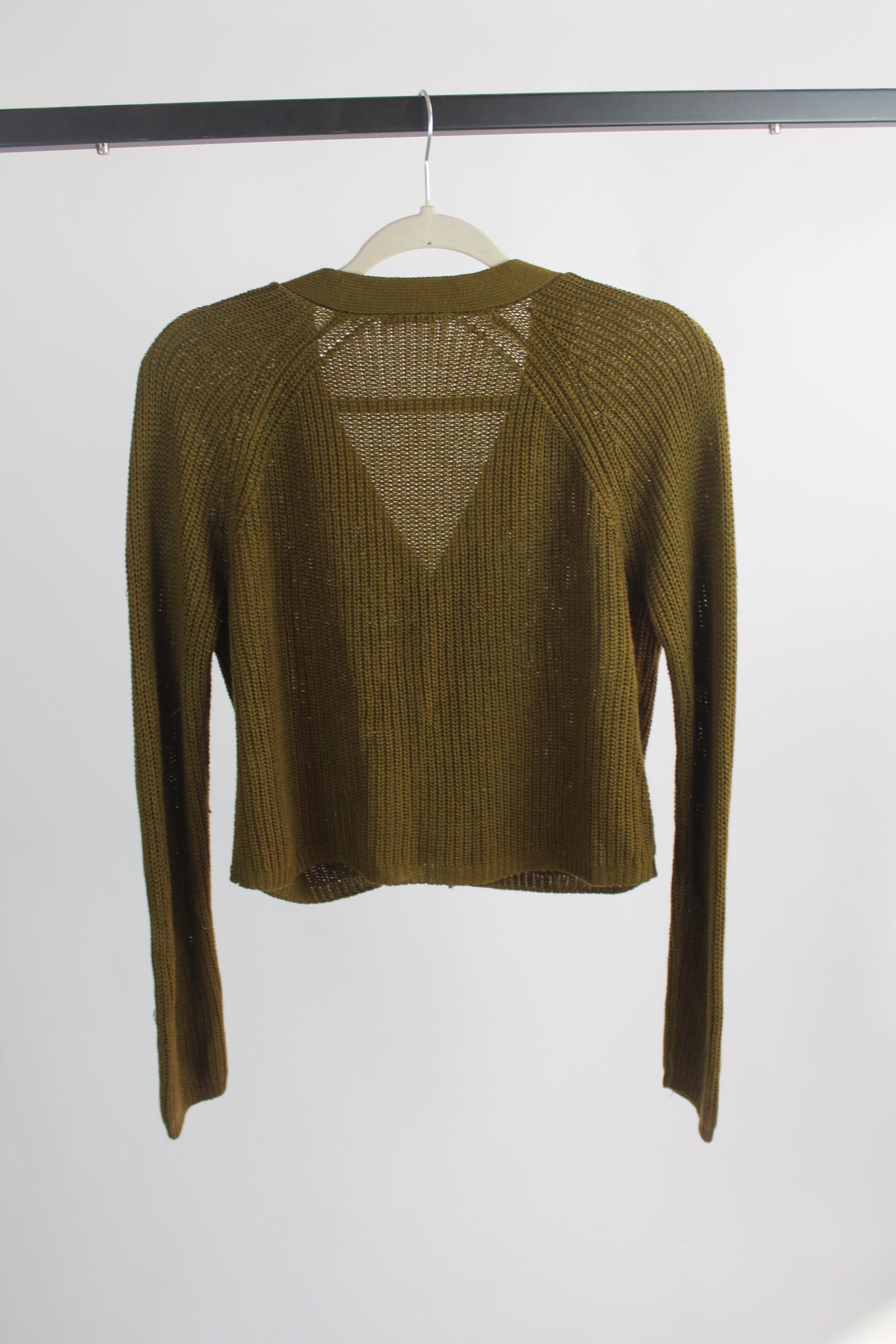 Women's Green Cardigan Size Medium