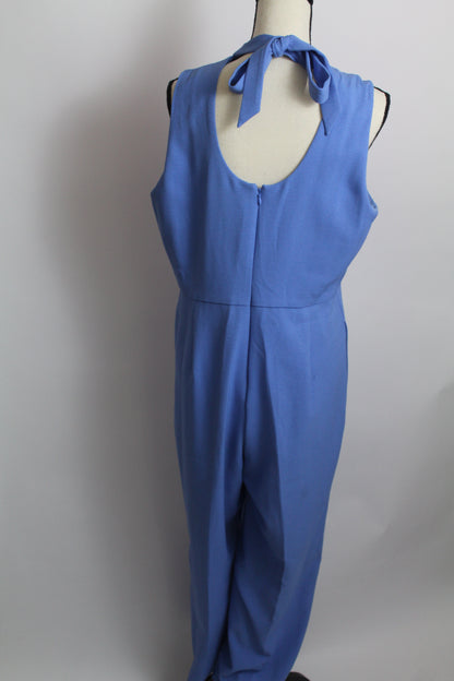 Women’s INC International Concepts Blue Sleeveless Sheath Romper – Size 12