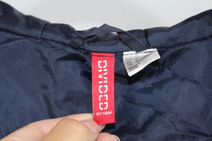 Women's Divided Blue Puffer Coat Size 8