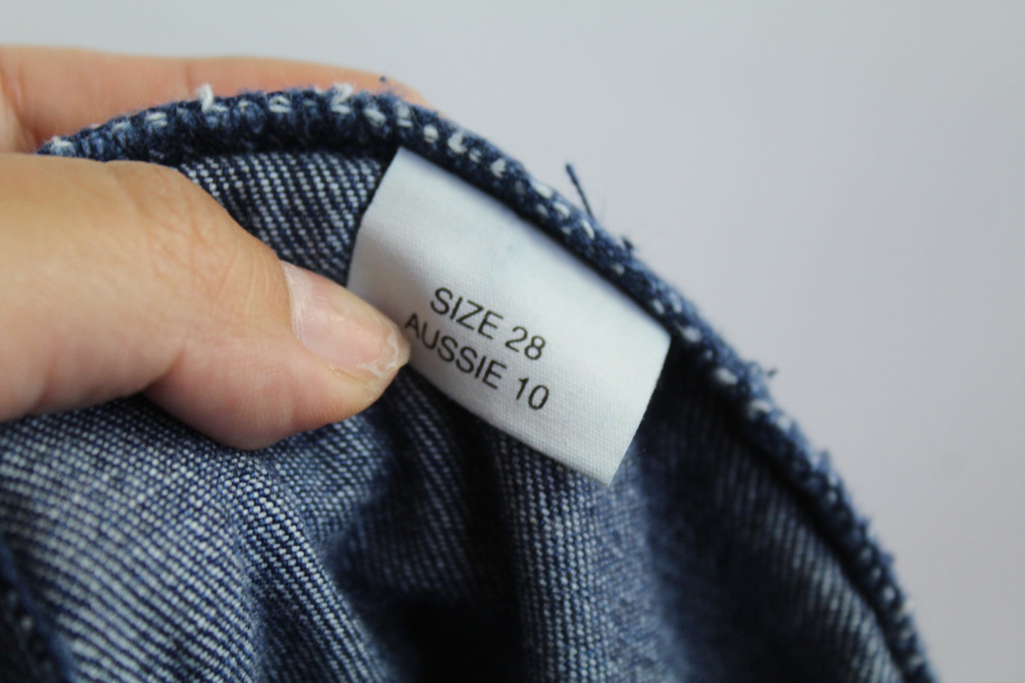 Women's Denim Jumpsuit Size 28