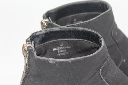 Women's Asos Black Chunk Booties Size 4