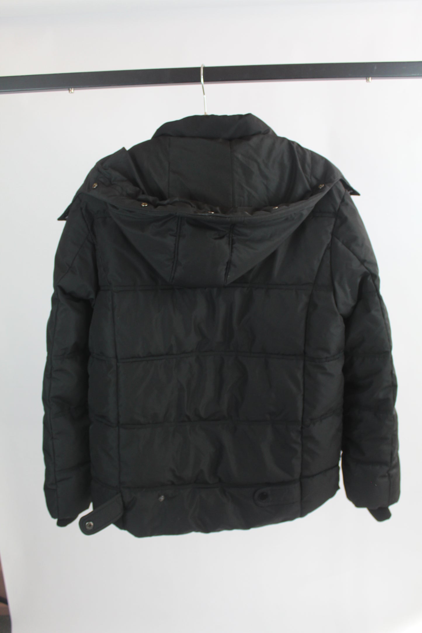 Women's Black Puffer Jacket Size Small Brand Wantdo