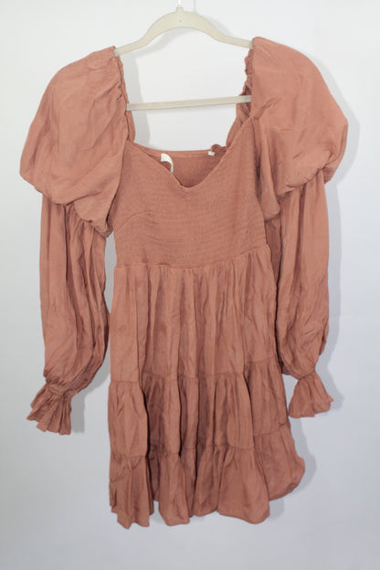 Women's Mustard Seed Skort Dress Salmon Pink Size Medium