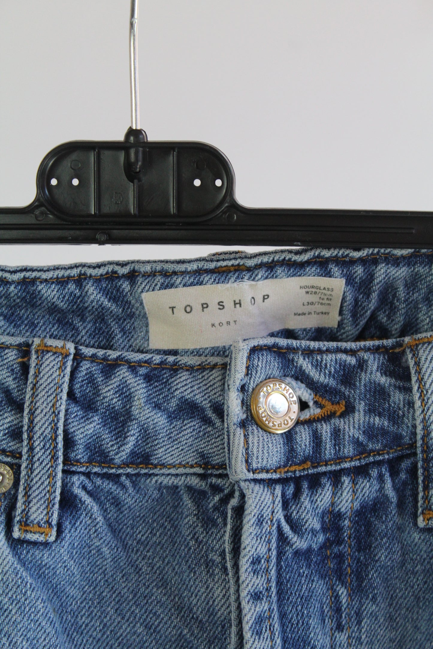 TopShop Kort Collection Medium Wash Denim Size W28 L30
