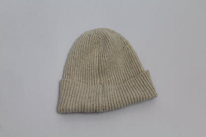 Old Navy Cream Ribbed Knit Beanie – One Size