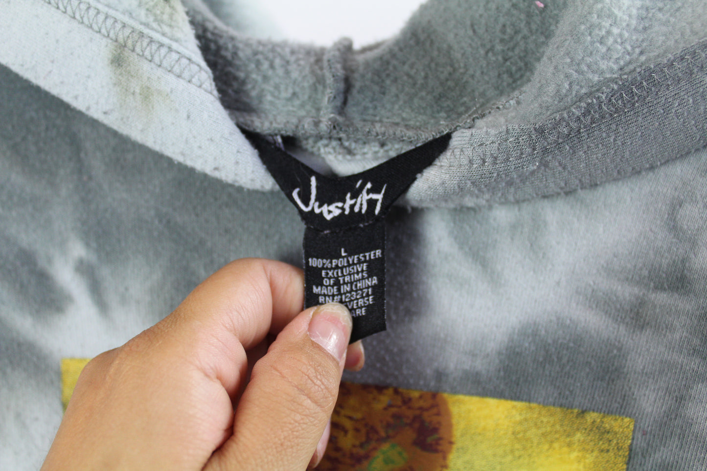 Oversized Hoodie with Design Size Large