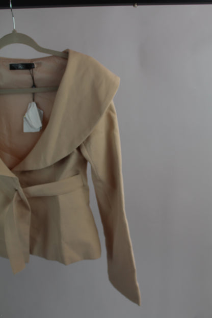 Women's Missguided Tan Blazer Size 0 - NWT