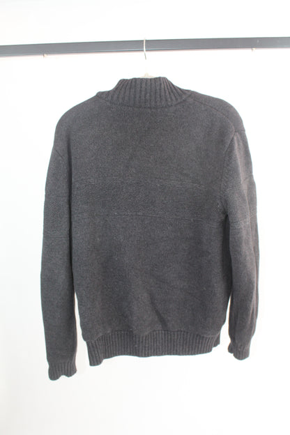 Men's Grey Knit Sweater Boston Traders Size Large