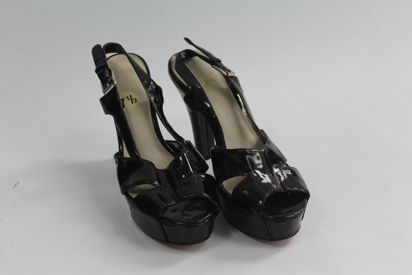 Women's Black Nine West Heels Size 7.5