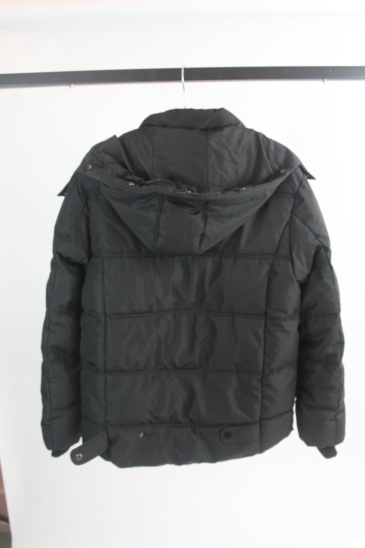 Women's Black Puffer Jacket Size Small Brand Wantdo