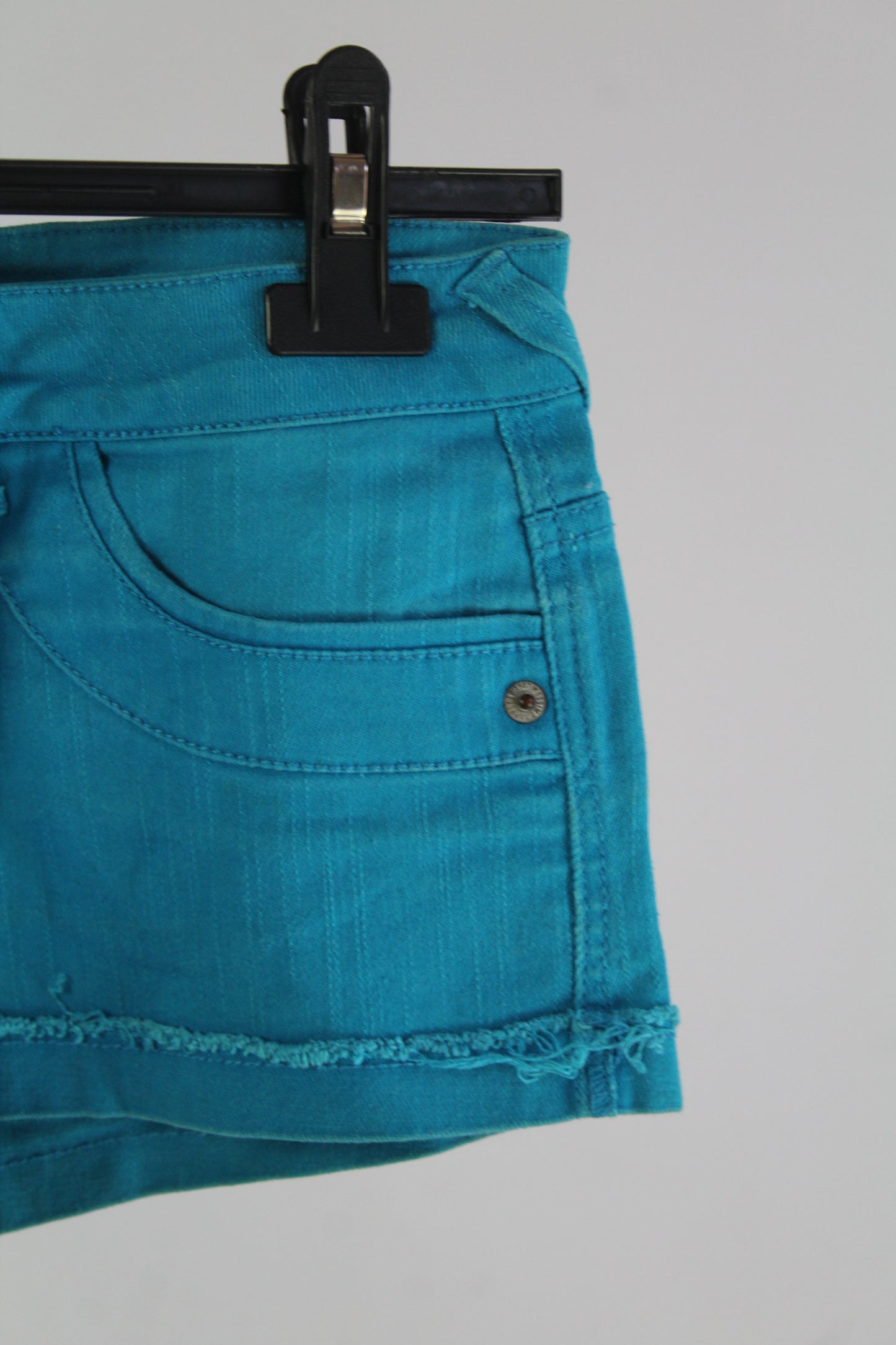 Y2K Mossimo Supply Co Teal Mini Shorts Women's Size 1