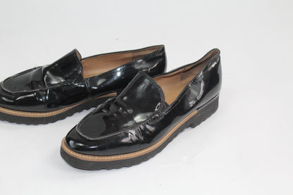 Women's Black Franco Sarto Loafers Size 7