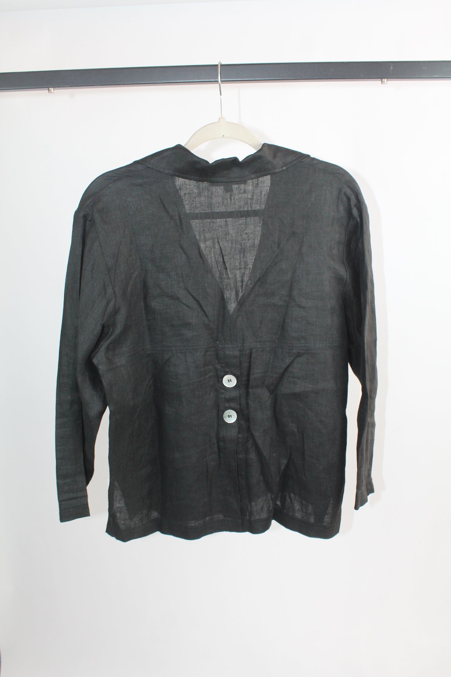 Women's Vintage David Bart Petite Black Long Sleeve