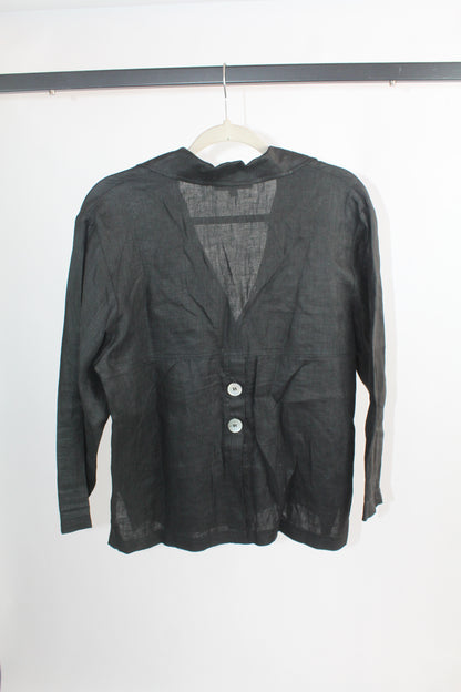 Women's Vintage David Bart Petite Black Long Sleeve