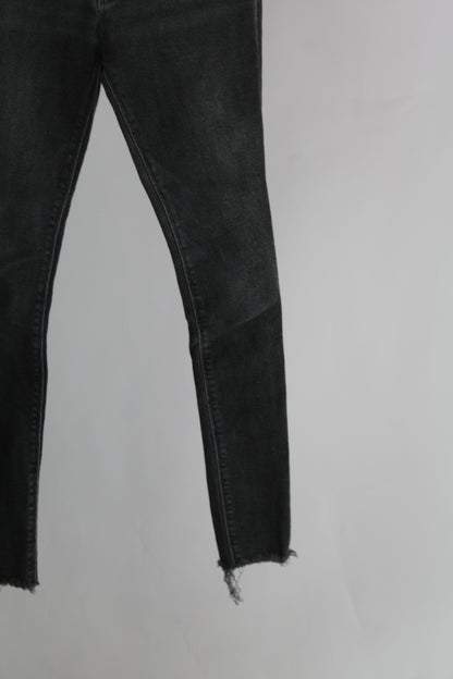 Zara Women's Black Dark Wash Skinny Jeans Size 2