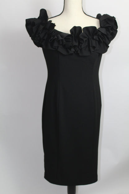 Women’s Calvin Klein Classic Black Sleeveless Dress – Size 6