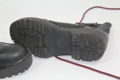 Women's Zara Black Combat Boots UK Size 36