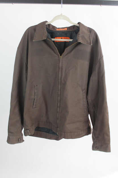 Men's Brown Utility Jacket Size XL