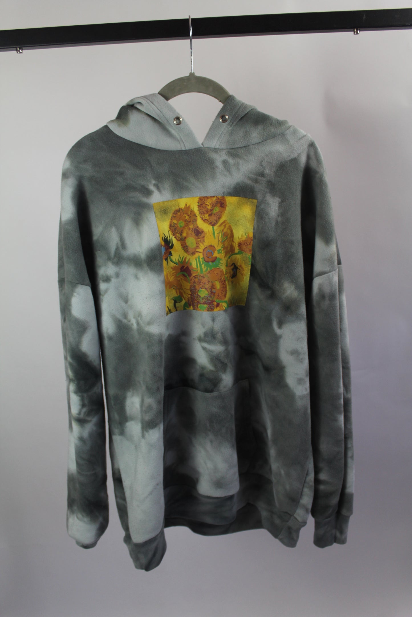 Oversized Hoodie with Design Size Large