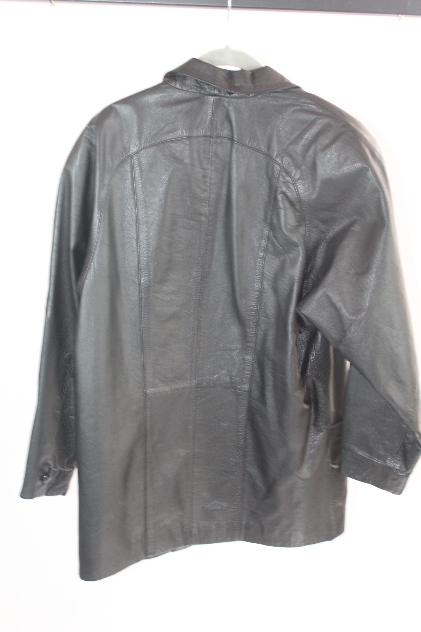 Women's Byrnes and Blaker Vintage Leather Blazer Size XS