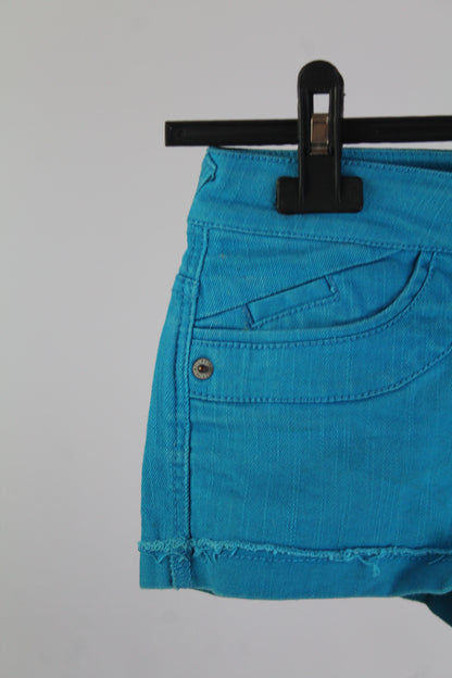 Y2K Mossimo Supply Co Teal Mini Shorts Women's Size 1