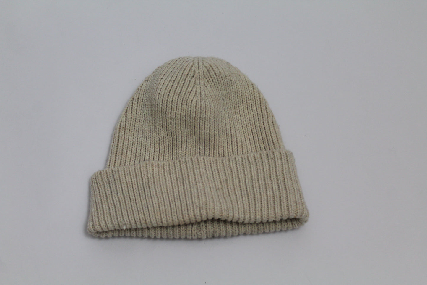 Old Navy Cream Ribbed Knit Beanie – One Size