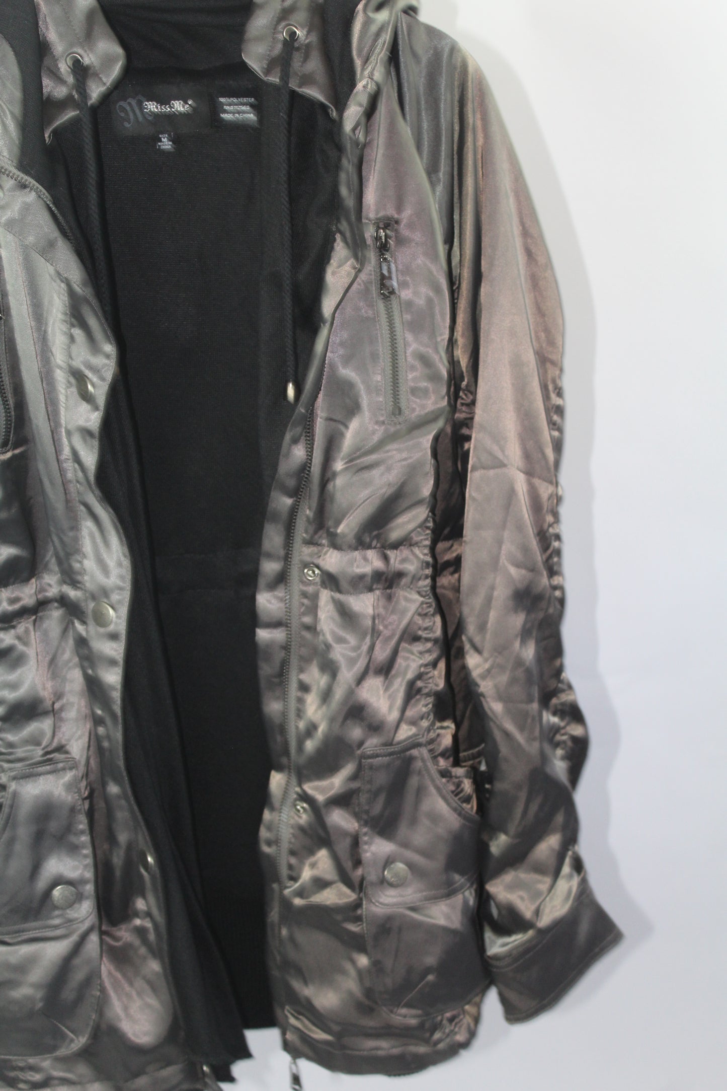 Women's Miss Me Silver Size Medium