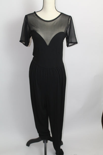 Women’s JNY Jones New York Black Wool Coat Vintage – Size Large