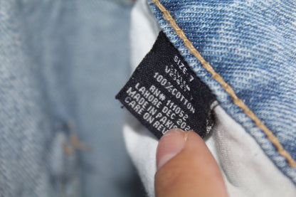 Vanilla Star Women's Light Wash Ripped Denim Jeans Size 7