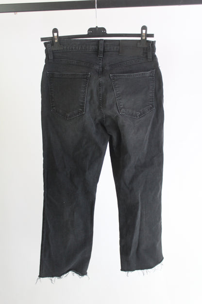 Lucky Brand Stretch Black BootCut Dark Wash Denim Size 6