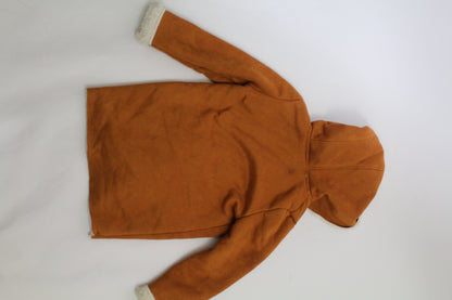 Girls SHEIN White Faux Fur Zip Jacket – Size 1X