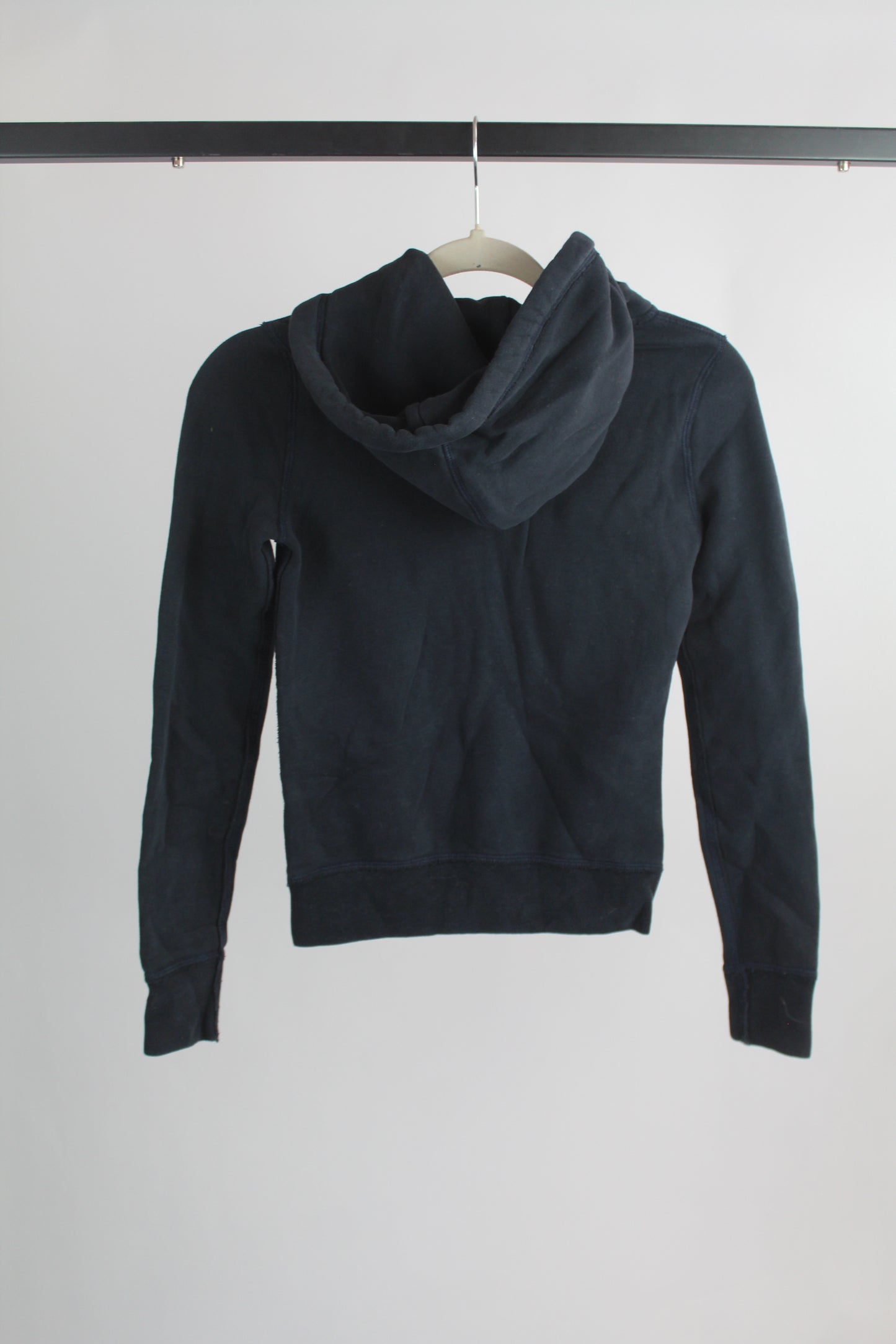 Women's Vintage Abercrombie & Fitch Blue Hoodie Size Medium