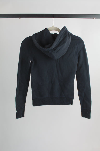 Women's Vintage Abercrombie & Fitch Blue Hoodie Size Medium