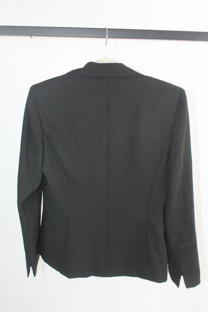 Women's Vintage Black Padded Blazer Rena Rowan Size 8
