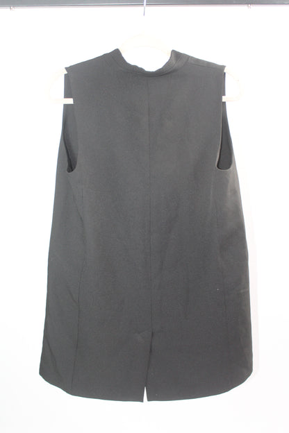 Women's Black F21 Sleeveless Blazer Size Medium
