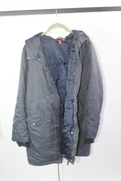 Women's Divided Blue Puffer Coat Size 8