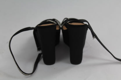 Women's Black Asos Formal Wedges Size 4 - Sold As Is