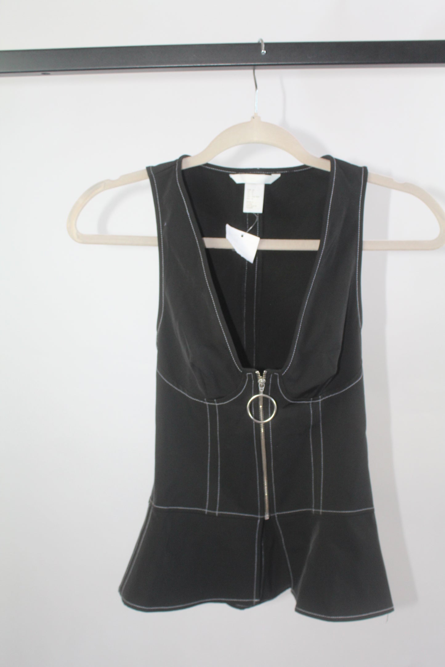 H&M Black Open Chest Top – Sizes Vary