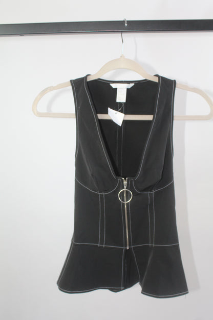 H&M Black Open Chest Top – Sizes Vary