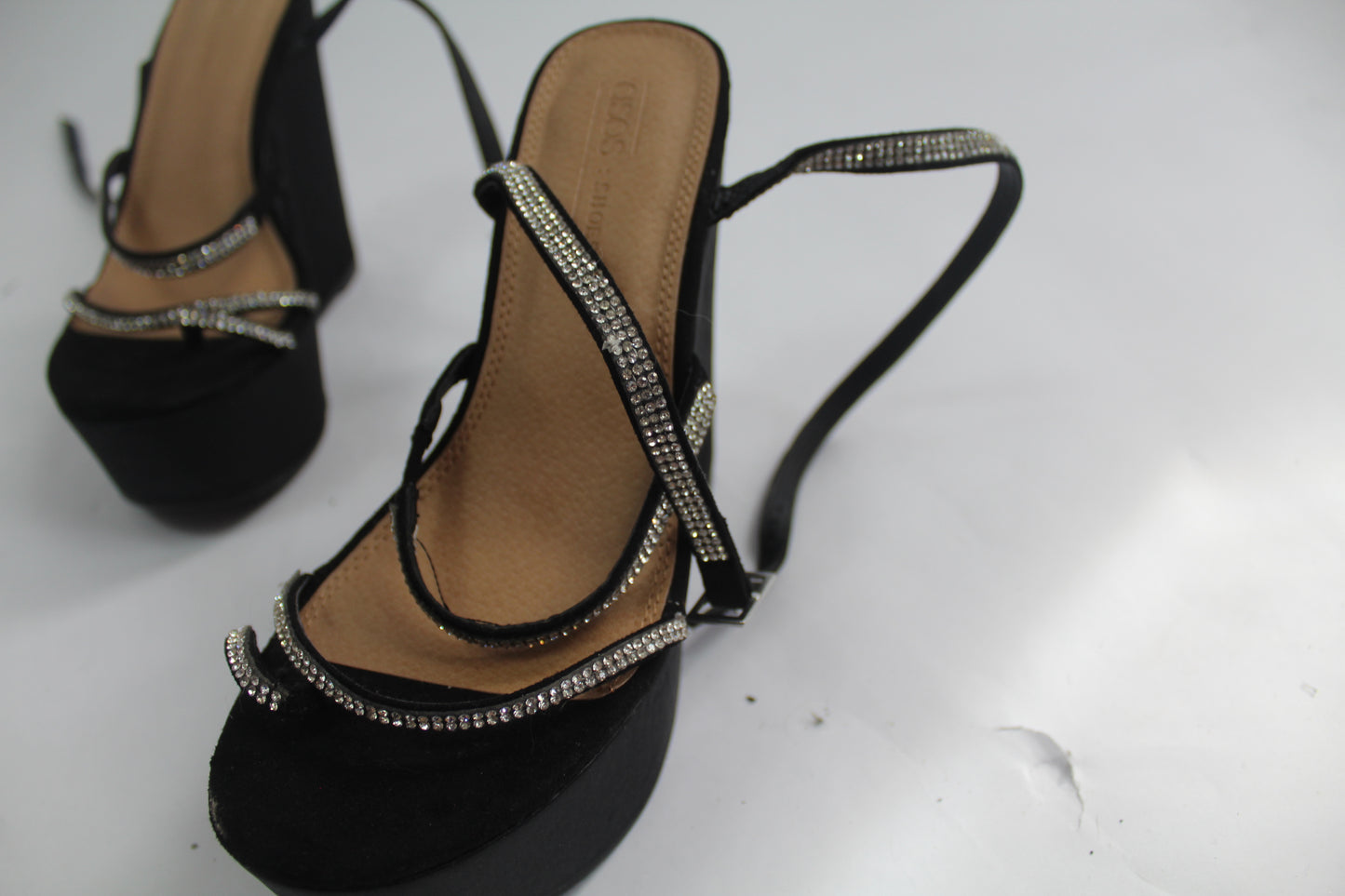 Women's Black Asos Formal Wedges Size 4 - Sold As Is