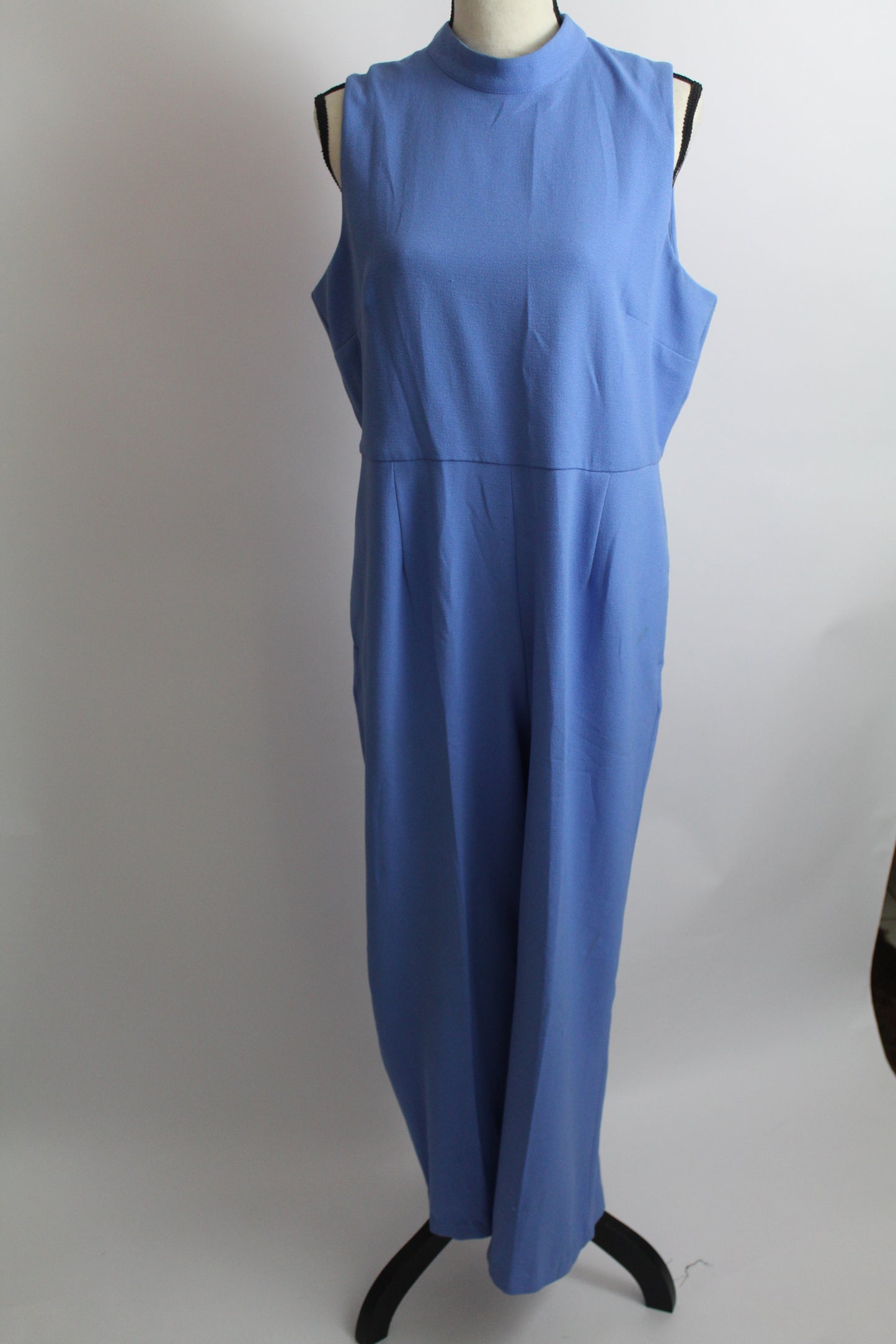 Women’s INC International Concepts Blue Sleeveless Sheath Romper – Size 12